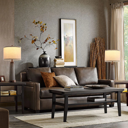 Alaric 26" Strip Glass Table Lamp Set With USB Ports (Set of 2)