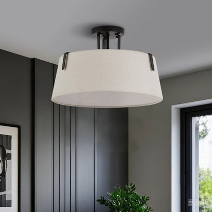 Semi-Recessed Minimalist Ceiling Light